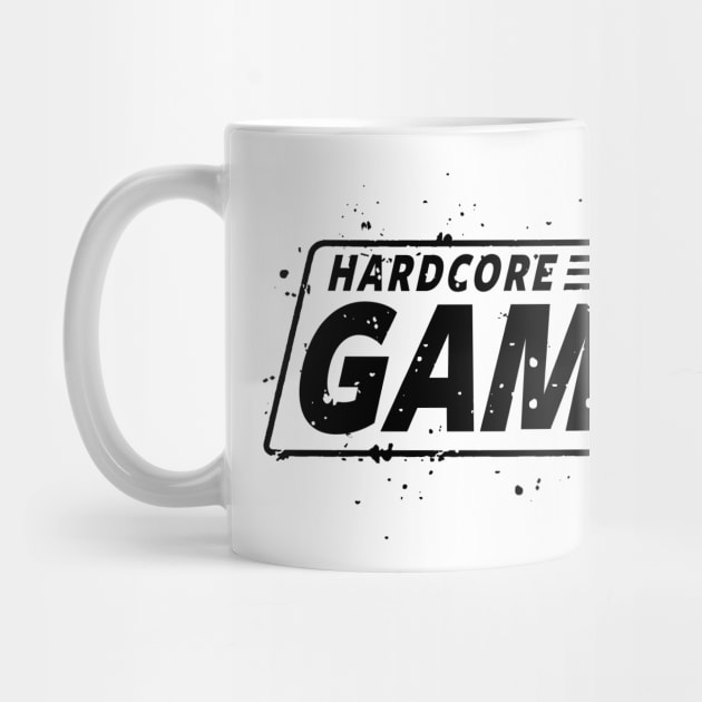 GAMING - GAMER - HARDCORE GAMER by Tshirt Samurai